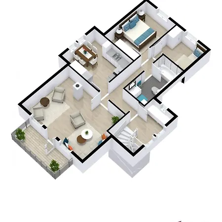 Loftsleilighet Med Sjoutsikt Florø